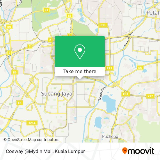 Cosway @Mydin Mall map