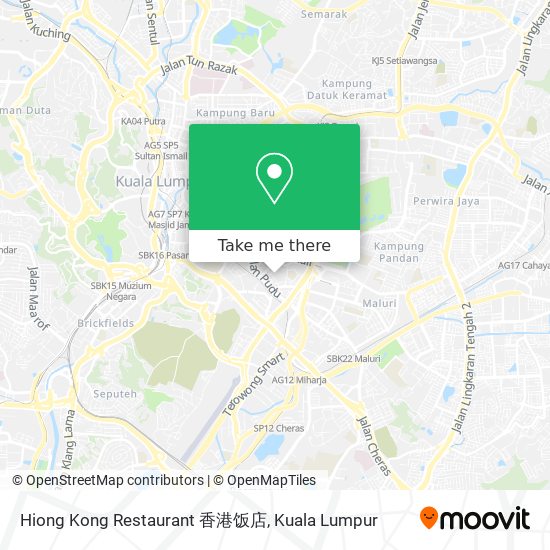 Hiong Kong Restaurant 香港饭店 map