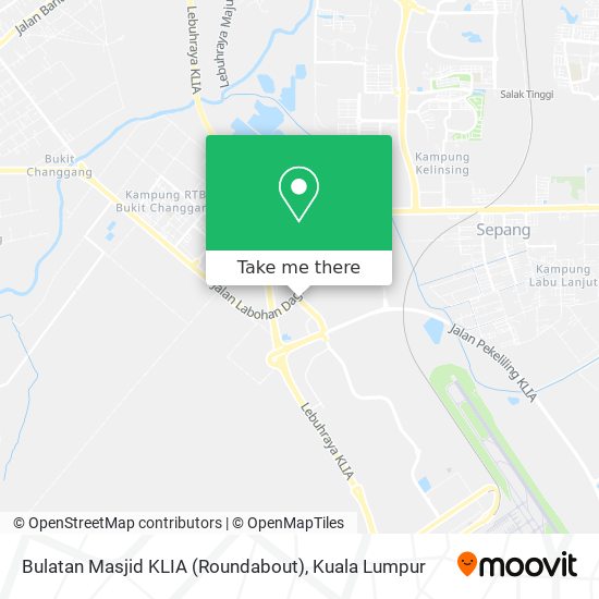 Bulatan Masjid KLIA (Roundabout) map