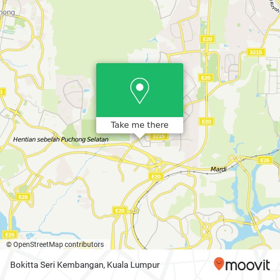 Bokitta Seri Kembangan map