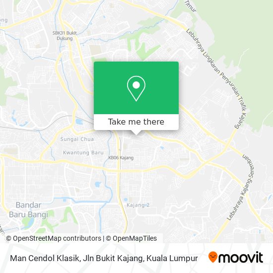 Peta Man Cendol Klasik, Jln Bukit Kajang