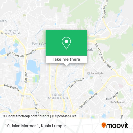 10 Jalan Marmar 1 map