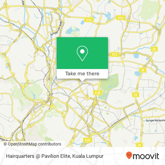 Hairquarters @ Pavilion Elite map
