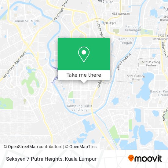 Seksyen 7 Putra Heights map