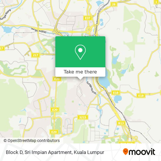 Block D, Sri Impian Apartment map