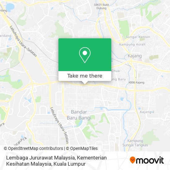 Peta Lembaga Jururawat Malaysia, Kementerian Kesihatan Malaysia