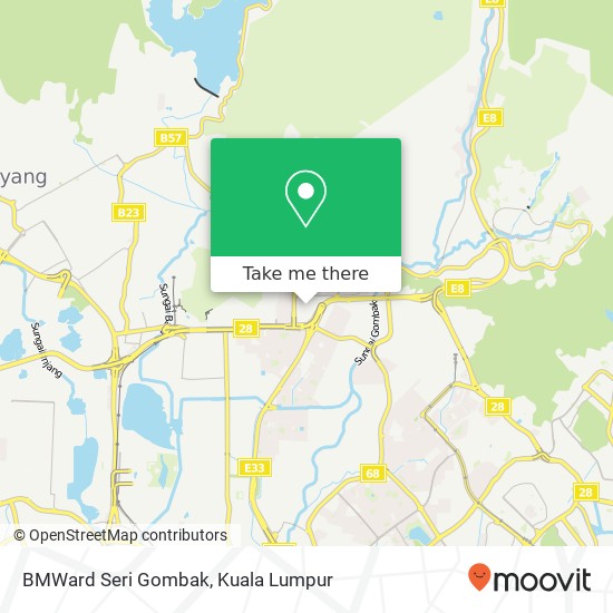 BMWard Seri Gombak map