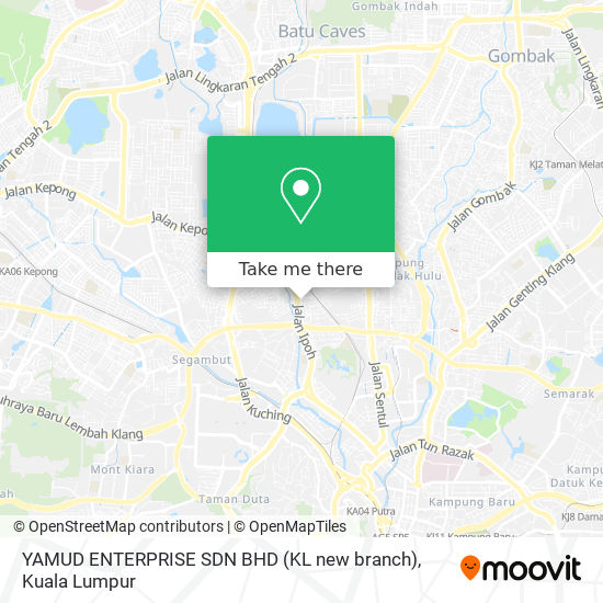 YAMUD ENTERPRISE SDN BHD (KL new branch) map