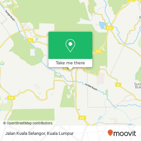 Peta Jalan Kuala Selangor