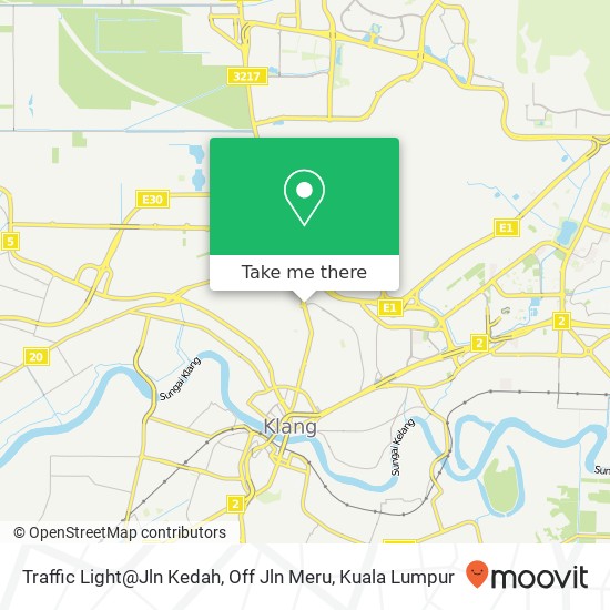 Peta Traffic Light@Jln Kedah, Off Jln Meru