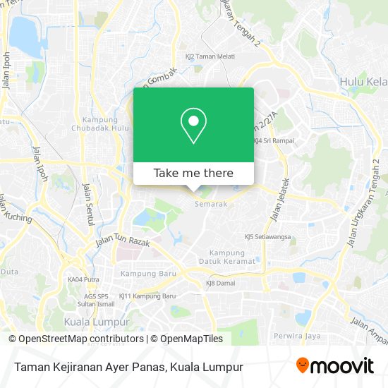 Peta Taman Kejiranan Ayer Panas