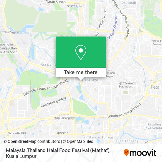 Malaysia Thailand Halal Food Festival (Mathaf) map