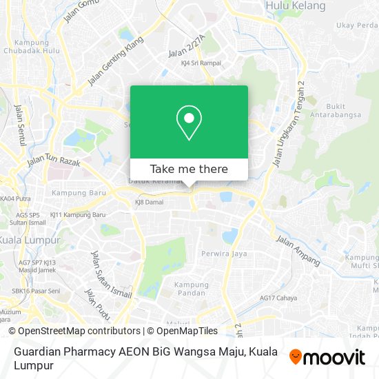 How To Get To Guardian Pharmacy Aeon Big Wangsa Maju In Kuala Lumpur By Bus Or Mrt Lrt