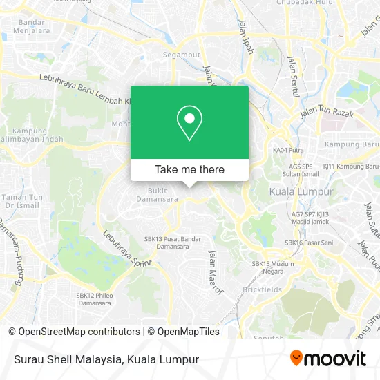 Surau Shell Malaysia map