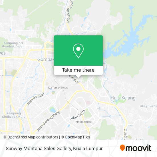 Sunway Montana Sales Gallery map