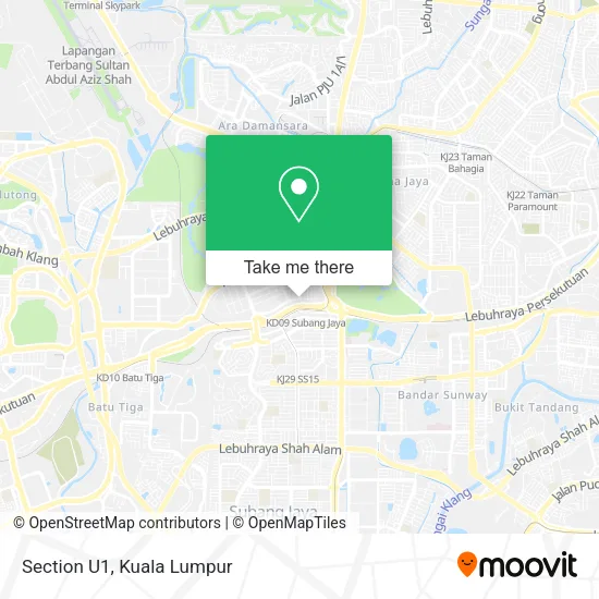 Section U1 map
