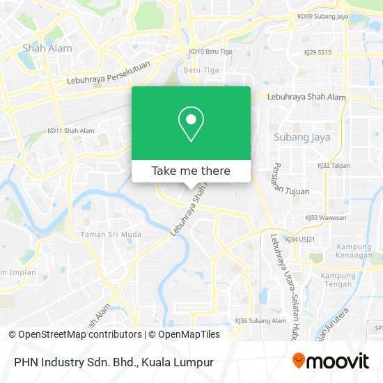 PHN Industry Sdn. Bhd. map