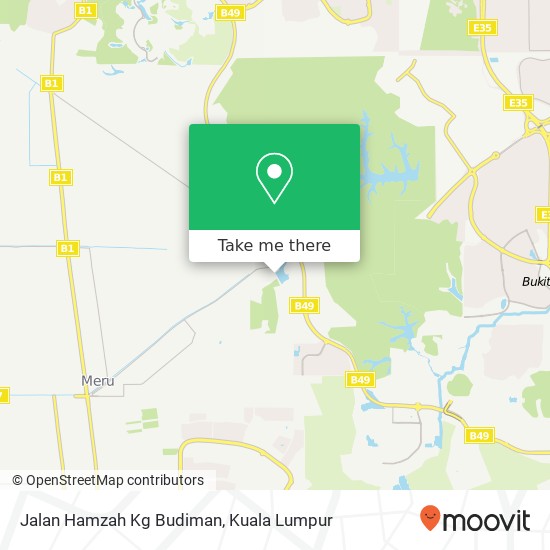 Jalan Hamzah Kg Budiman map