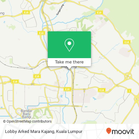 Lobby Arked Mara Kajang map