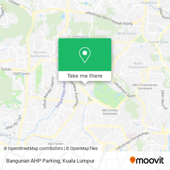 Bangunan AHP Parking map