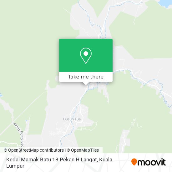 Kedai Mamak Batu 18 Pekan H.Langat map