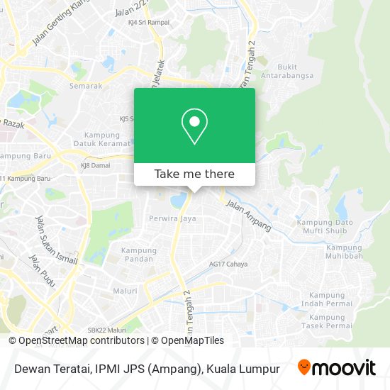 How To Get To Dewan Teratai Ipmi Jps Ampang In Hulu Langat By Bus Or Mrt Lrt