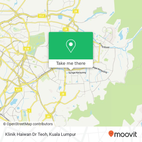 Klinik Haiwan Dr Teoh map