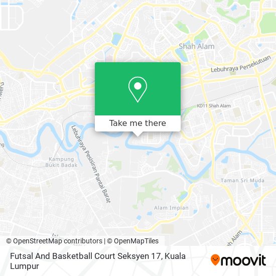 Peta Futsal And Basketball Court Seksyen 17