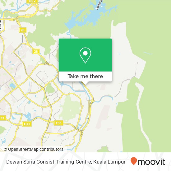 Peta Dewan Suria Consist Training Centre