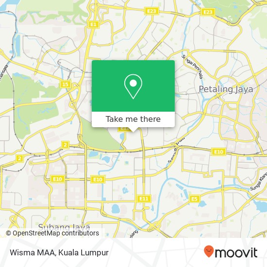 Wisma MAA map