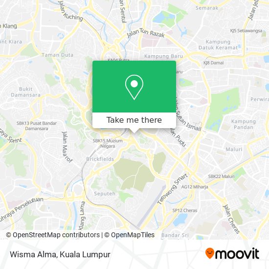 Wisma Alma map