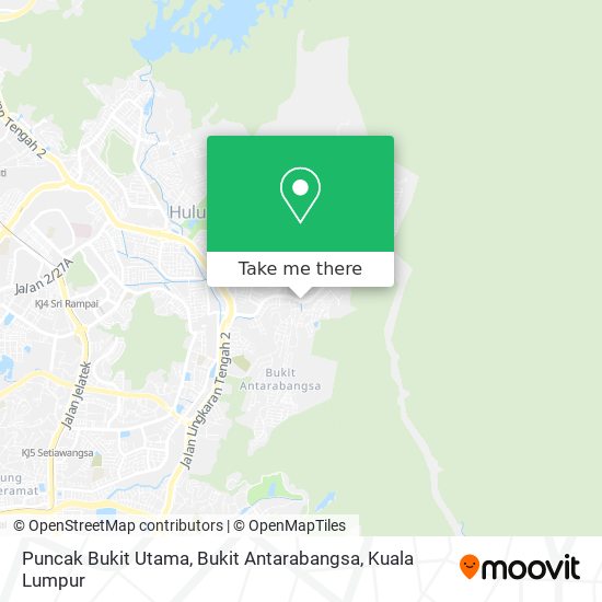 Peta Puncak Bukit Utama, Bukit Antarabangsa