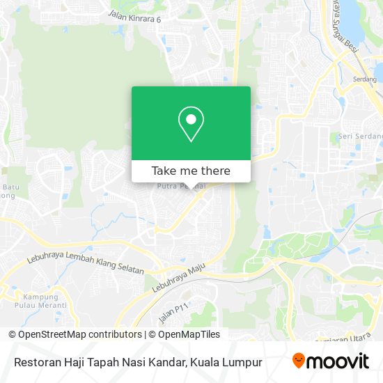 Restoran Haji Tapah Nasi Kandar map