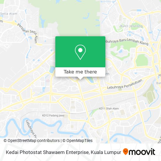 Kedai Photostat Shawaem Enterprise map