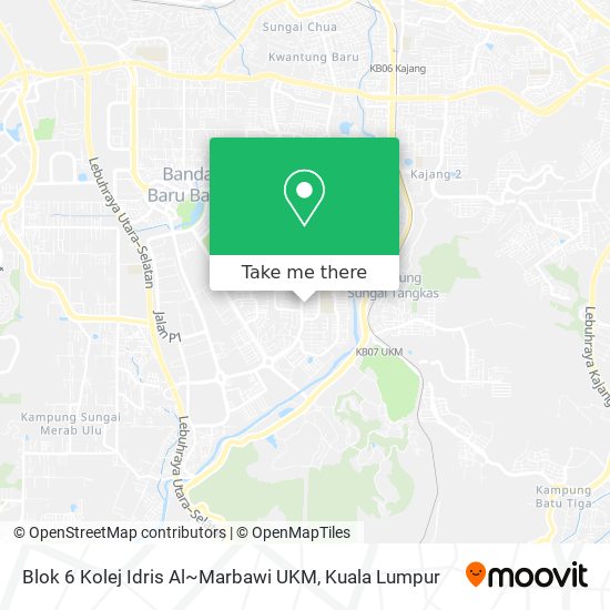 Peta Blok 6 Kolej Idris Al~Marbawi UKM