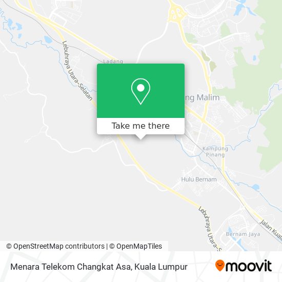 Peta Menara Telekom Changkat Asa