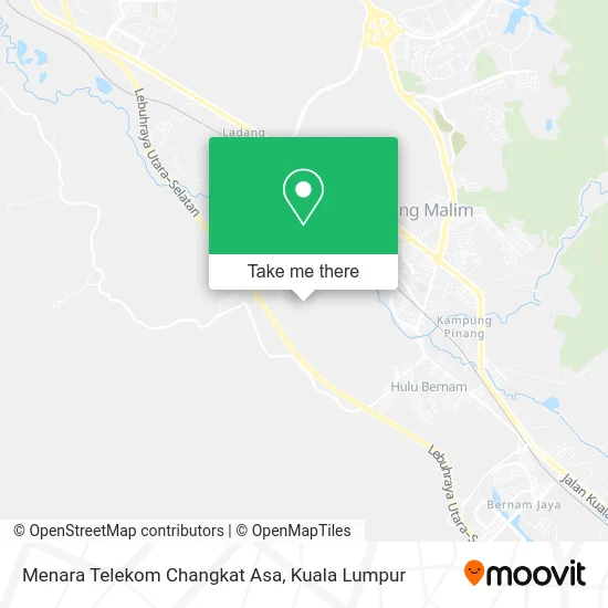 Menara Telekom Changkat Asa map