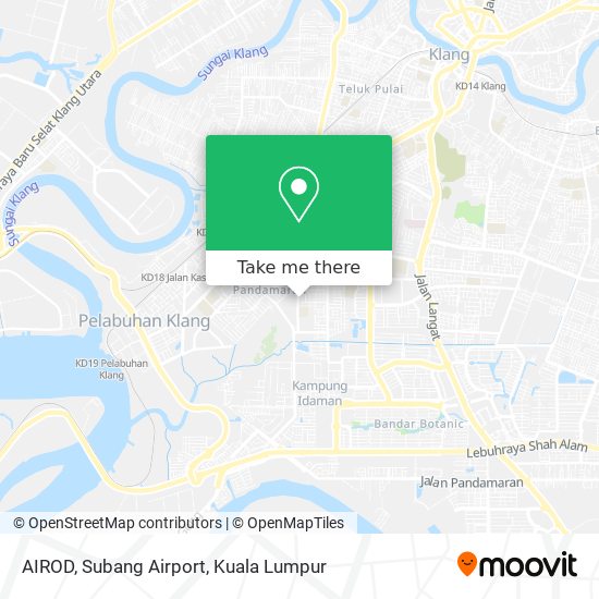 Peta AIROD, Subang Airport