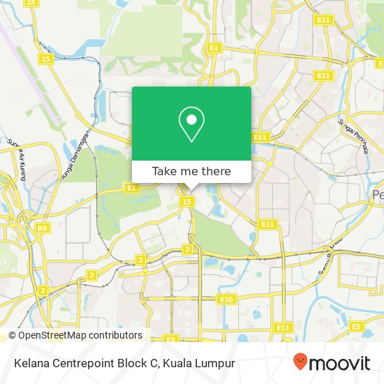 Kelana Centrepoint Block C map