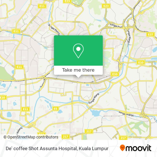 De' coffee Shot Assunta Hospital map