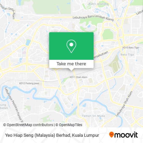 Peta Yeo Hiap Seng (Malaysia) Berhad