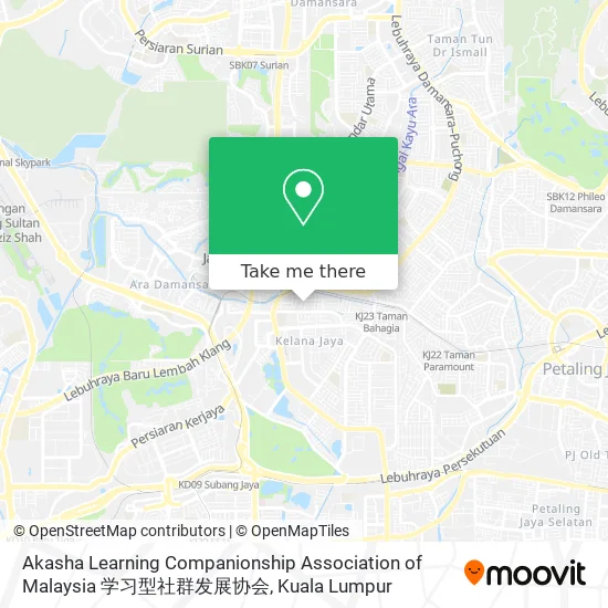 Akasha Learning Companionship Association of Malaysia 学习型社群发展协会 map