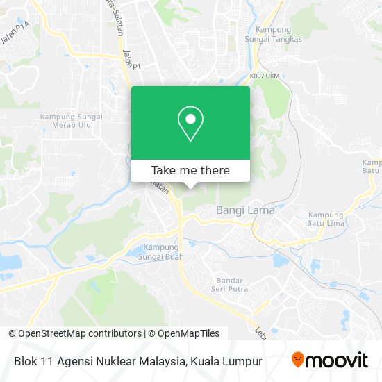 Peta Blok 11 Agensi Nuklear Malaysia