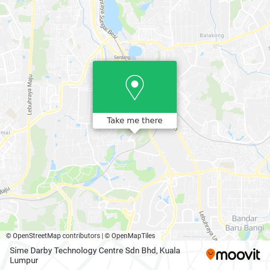 How to get to Sime Darby Technology Centre Sdn Bhd in Seri 