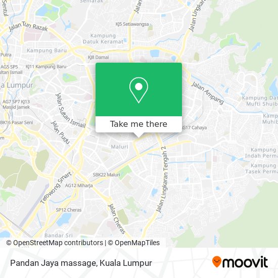 Peta Pandan Jaya massage