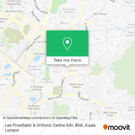 Lee Prosthetic & Orthotic Centre Sdn. Bhd. map