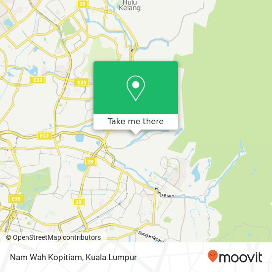 Peta Nam Wah Kopitiam
