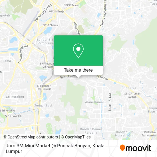 Jom 3M Mini Market @ Puncak Banyan map
