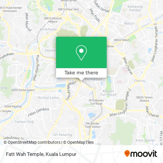 Fatt Wah Temple map