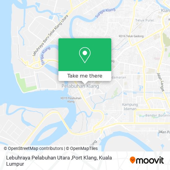 Lebuhraya Pelabuhan Utara ,Port Klang map